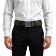 thumbnail image 2 of Babomareon Nylon Mens Belt Adjustable Casual Outdoor Woven Belt with Metal Star Buckle, 2 of 11