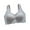 Silver, variant on Kaemgyyd Women's Seamless Sports Bra High Impact Adjustable Strap Yoga Bras Breathable Supportive Gym Workout Bra
