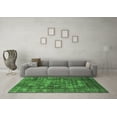 thumbnail image 3 of Ahgly Company Indoor Rectangle Oriental Green Industrial Area Rugs, 2' x 3', 3 of 4