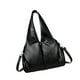 thumbnail image 5 of Bolso de hombro de piel sintética, moderno y elegante, para mujer, ideal para el trabajo y la universidad. Negro, 5 of 9