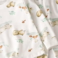 thumbnail image 4 of KPOPLK Boys Pajamas Long Sleeve Sleepwear Toddler Baby Trendy Graphic Print 2-Piece Pjs Set Comfy Khaki Size 9-12 Months, 4 of 5