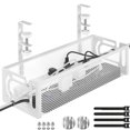 thumbnail image 1 of Bandeja de gestión de cables Foellstoe para almacenamiento debajo del escritorio, 1 of 7