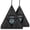 BLACK, variant on WAVESRX PWC Fender Bumper + Soft Loop Cleats | Safe and Convenient Jet Ski Docking | Patented TriFender Protects Jetski from Dock Rash & Scratches | Easy-to-Store Folding Design + Adjustable Bungee