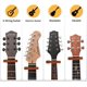 thumbnail image 4 of Guitarra fabricada en madera de nogal DC-1W para guitarra acústica y eléctrica, capo de ukelele con dos púas de fuerza Vhermosa, 4 of 4