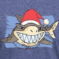 thumbnail image 3 of CafePress - Christmas Shark T Shirt - Mens Tri-blend T-Shirt, 3 of 4