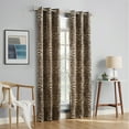 thumbnail image 5 of Sun Zero 2-pack Cora Medallion Jacquard Blackout Grommet Curtain Panel Pair, 72" x 63", 5 of 7