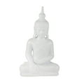 thumbnail image 1 of Sagebrook Home White Ceramic Buddha, 1 of 1