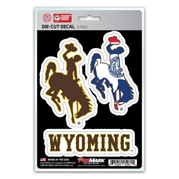 Wyoming Cowboys Team Decal Set
