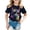 BW-Black, variant on Bysome Child Little Girls Tops Crew Neck Stretch Outdoor T-Shirts Cat Print Short Sleeve Black Tee Size 4-5 T