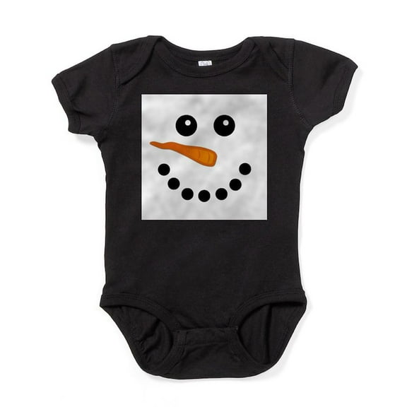 CafePress - Snowman Face Body Suit - Cute Infant Bodysuit Baby Romper - Size Newborn - 24 Months