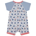 thumbnail image 3 of Cudlie 2-Pack Baby Boy Rompers – Soft Cotton, Everyday Comfort, 3 of 8