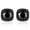 Princess-Black, variant on 2 Carat Black Moissanite Stud Earrings for Women Men 925 Sterling Silver Halo Studs Father's Day Gift