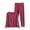 Red, variant on Womens Thermal Underwear Sets Long Johns Long Sleeve Base Layer Pajama Top and Leggings Set Plus Size