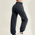 thumbnail image 6 of FRSASU Women's Lightweight Harem Pants Loose Fit Running Gym Fitness Pants Breathable Training Tennis Workout Trousers Gray, 6 of 6