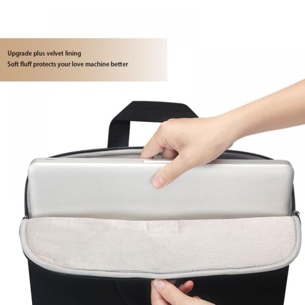 Laptop Sleeve Bag 11-15.6 Inch, Durable Slim Briefcase Handle Bag & with Two Extra Pockets,Notebook Computer Protective Case for 15 15.6 inch HP, Dell, Acer, Asus, Chromebook, Ultrabook