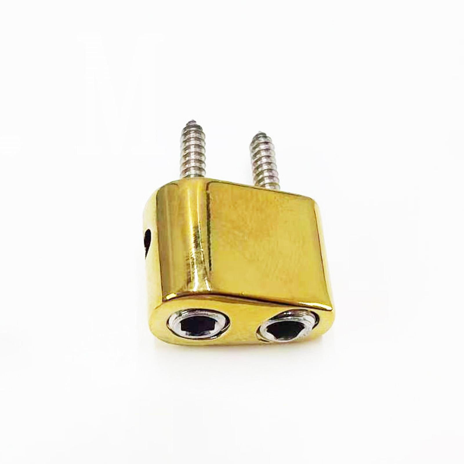 Guitar Bridge String Lock Modification Accessory Zinc Alloy Compact Design for Headless Bass Guitar Upgrade