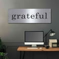 thumbnail image 5 of Luxe Metal Art 'Grateful' by Lettered & Lined, Metal Wall Art, 48"x16", 5 of 9