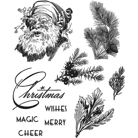Christmas Craft Items Stamper's Anonymous Cling Stamps, Christmas Classic, This item is used for Scrapbook, Card Making, Paper Crafting & Mixed Media. By Tim Holtz ()