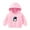 01-Pink, variant on ShomPort Kids Hoodie Long Sleeve Hooded Sweatshirts Toddler Casual Outerwear Active Pullover