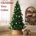 thumbnail image 4 of 27.5 in Woven Christmas Tree Collar, Christmas Tree Decorations, Tree Skirt Accessory w/ Cord Cut-Out, 4 of 8