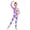 Butterfly, variant on Kids One Shoulder Long Sleeve Gymnastics Unitard Training Dance Sparkle Yoga Full Length Leotard Leopard 10