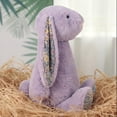 thumbnail image 4 of NOUGFVZP Easter Bunny Plush Toys, 10" Easter Stuffed Animals Bunny with Blossom Ears, Spring and Easter Decorations, Easter Long Ear Rabbit Plush Toys Gifts for Kids, Boys, Girls, 4 of 14