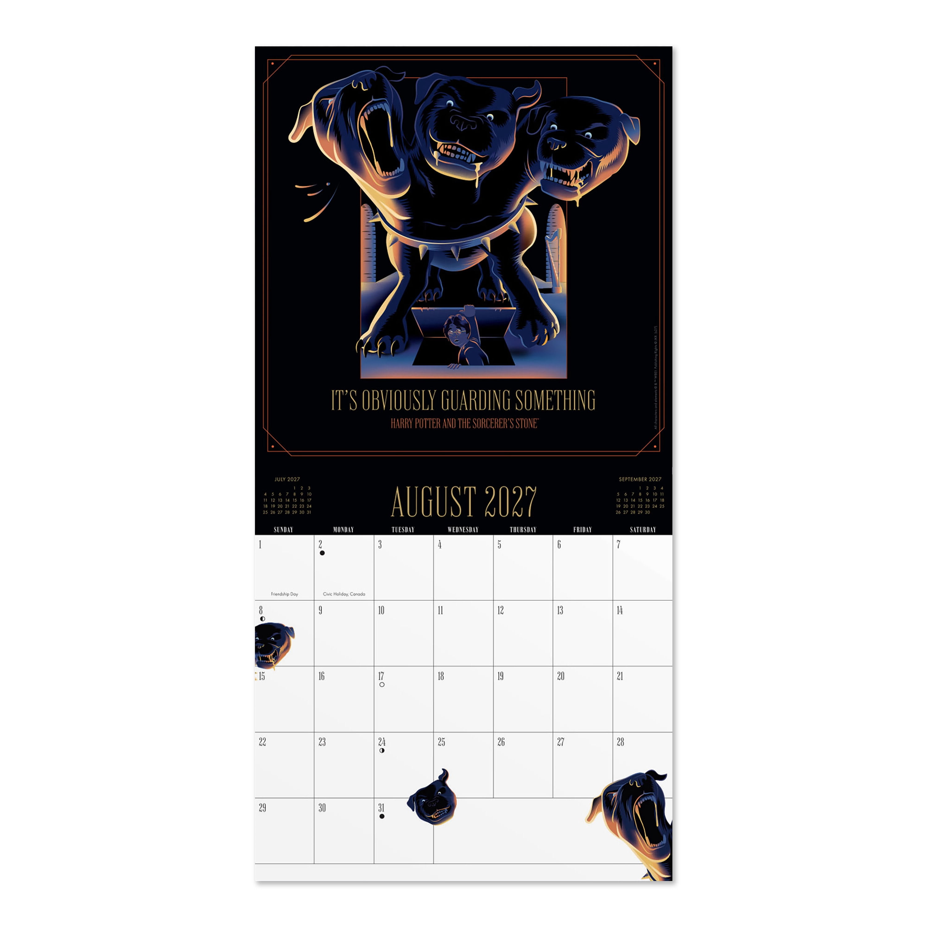 2027 Harry Potter Calendar 12x12 Wall Calendar January-December