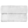 thumbnail image 1 of Fabstyles Draps de Bain Ultra Doux Ensemble de 2 Pcs, Serviettes de Bain Très Grandes, Blanc, 1 of 2