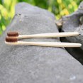thumbnail image 2 of Bamboo Toothbrush Manual Toothbrush Nylon Bristle Toothbrush, 2 of 10