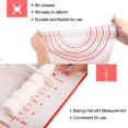 thumbnail image 4 of DALX Non-Stick DIY Dough Mat Silicone Baking Tray Pad Kitchen Mat, 4 of 6