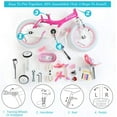 thumbnail image 5 of RoyalBaby Bunny Girl's Bike Pink 16 inch Kid's bicycle, 5 of 7