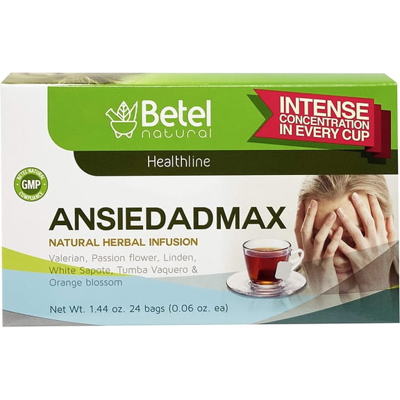 Betel Natural AnxietyZero Tea - Natural Herb Infusion - 48 g - 24 Bags