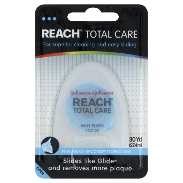 REACH Ultraclean Mint Flavored Dental Floss 30 Yards - image 1 of 9