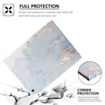 thumbnail image 4 of Marble Pattern Case for Apple iPad 4 & iPad 3 & iPad 2 (9.7 Inch) Tablet - TECH CIRCLE Slim Thin Lightweight Case with (Adjustable Stand) Protective Flip Folio Cute Cover (Gold Blue Marble), 4 of 8
