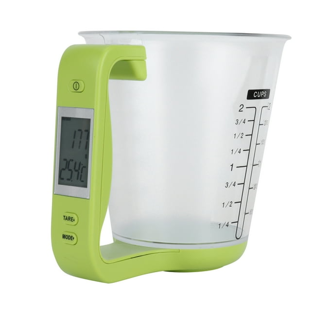 Cup Scale, Multi-Function Cup Scale Kitchen Equipment 0-1000g Weighing Range Portable Cup Scale Digital Kitchen Electronic Measuring Cup for Baking Cooking