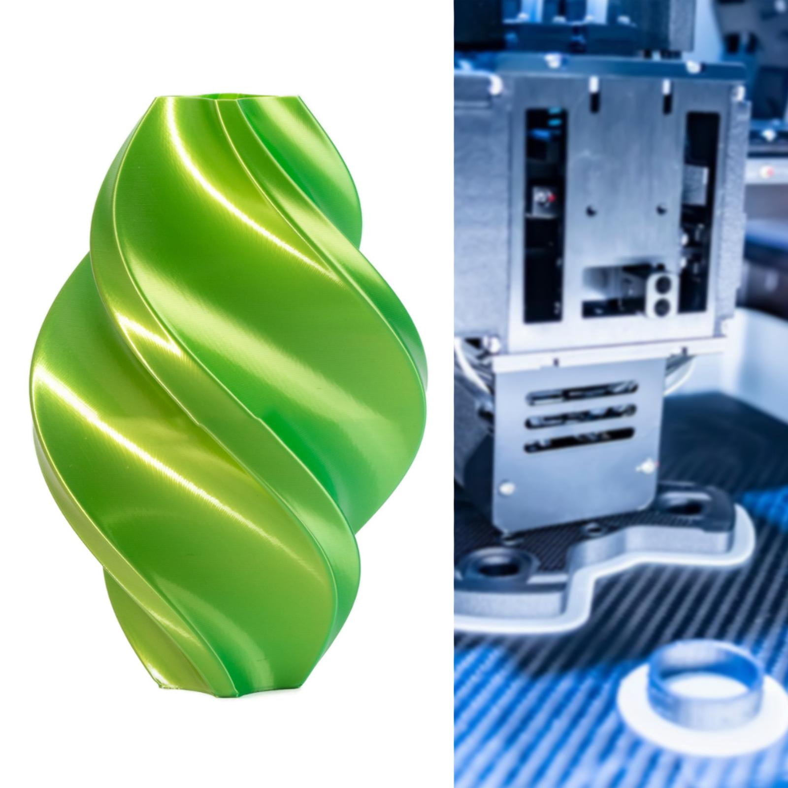 Wzmzjy Pla Filament Easy Use 1.75mm dimensional Accuracy Double Tri Color Option High Yellow and Green