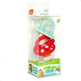 thumbnail image 4 of RaZbaby Chompy Teether Toy 3m+ (2-Pack), BPA-Free Silicone, Soothes Sore Gums - Red/Blue, 4 of 4