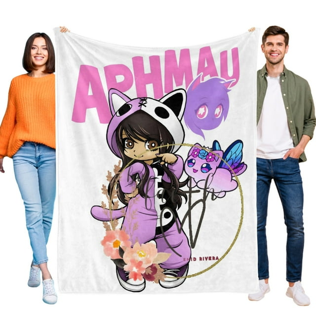 aphmu cat anti-pilling, suave, ligera, esponjosa y acogedora de lujo para hogar y cocina – Perfecta para niños y adultos,110X70cm