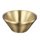 thumbnail image 2 of Lightweight Stainless Steel Noodle Bowl Ideal For Outdoor Use With Double Layer Design In Golden Color And 14x14x6.4cm Size 1Pack, 2 of 4