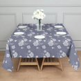 thumbnail image 4 of 52x52 Inch Waterproof Square Tablecloth, Thickened Polyester Table Cover for Dining & Parties, Floral Print, 4 of 6