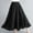 Black, variant on Abomasnow Summer Long Skirts for Women 2025 Elastic High Waist A-Line Flowy Swing Maxi Skirts on Clearance