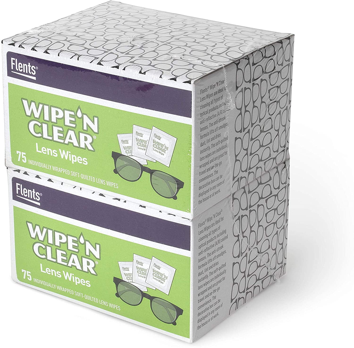Product by Flents Wipe'N Clear Lens Wipes 150 ct
