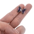 thumbnail image 2 of 10 piezas de cristal de cristal colgante de mariposa colgantes de mariposa collar que fabrican encantos, 2 of 7