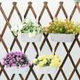 thumbnail image 6 of SPOKKI 8Pcs Metal Iron Hanging Flower Pots for Railing,with Detachable Hooks and Drain Holes Oval Hanging Pots Fence Planters for Railing Garden Fence (4pcs 10.6inch+4pcs 4inch), 6 of 7