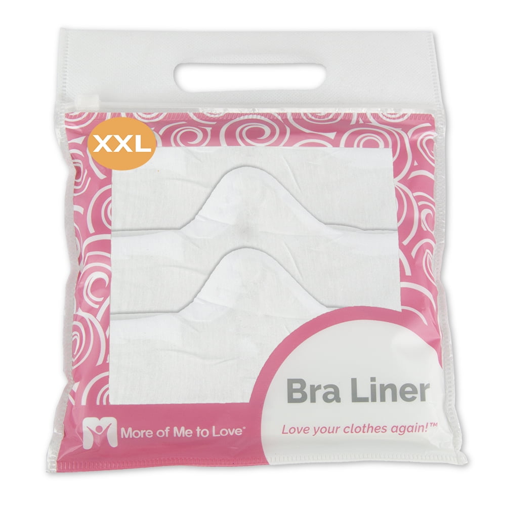 More of Me to Love Bra Liner (Pack of 3) Size XXL, White - Walmart.com
