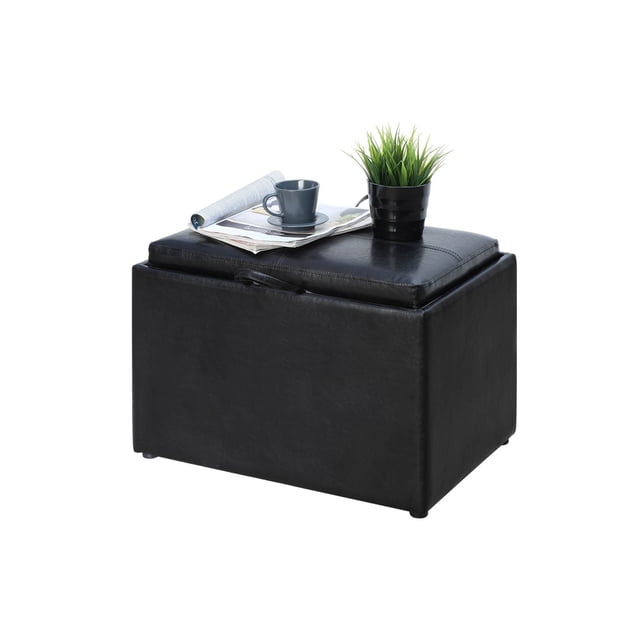 Ergode Designs4Comfort Accent Storage Ottoman con bandeja reversible Ergode R8-163-VV