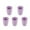 Purple, variant on TopLLC 5PCS Plastic Cups Reusable,Multicolor Straw Cups for Kitchen, Office, Travel, Drinking Cups & Stackable Drinking Glasses, Plastic Tumblers - Dishwasher Safe( Cup Set of 5 )
