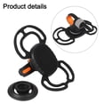 thumbnail image 2 of For Bicycles Silicone Bike Stand 360 Rotation Mount 13x7.2cm Flexible Viewing Compatible With Most Smartphones, 2 of 10