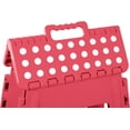 thumbnail image 5 of Lexi Home 9" Plastic Step Stool with Handle for Kids - Red, 5 of 6