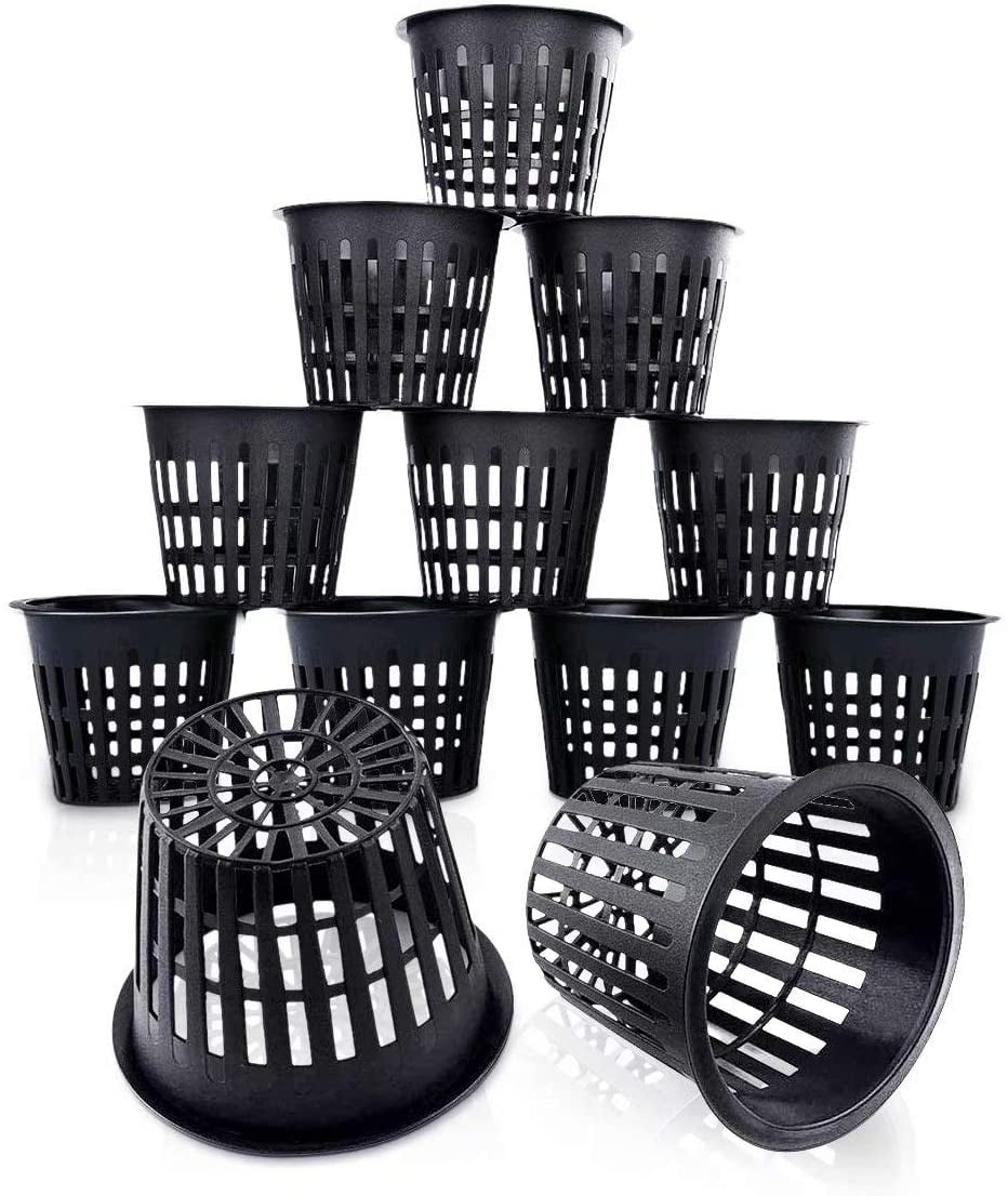 Aquatic Basket For Hydroponic Garden Slotted Mesh Cup Soilless Planting 